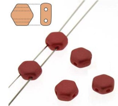 HONEYCOMB 6MM PASTEL DARK CORAL