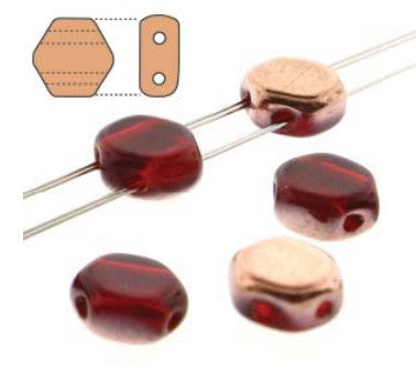HONEYCOMB 6MM RUBY CAPRI GOLD
