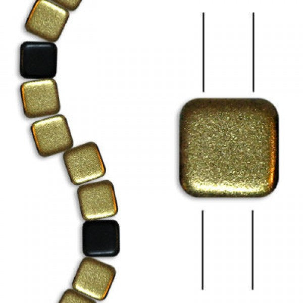 TILE 2H Frosted Black Gold