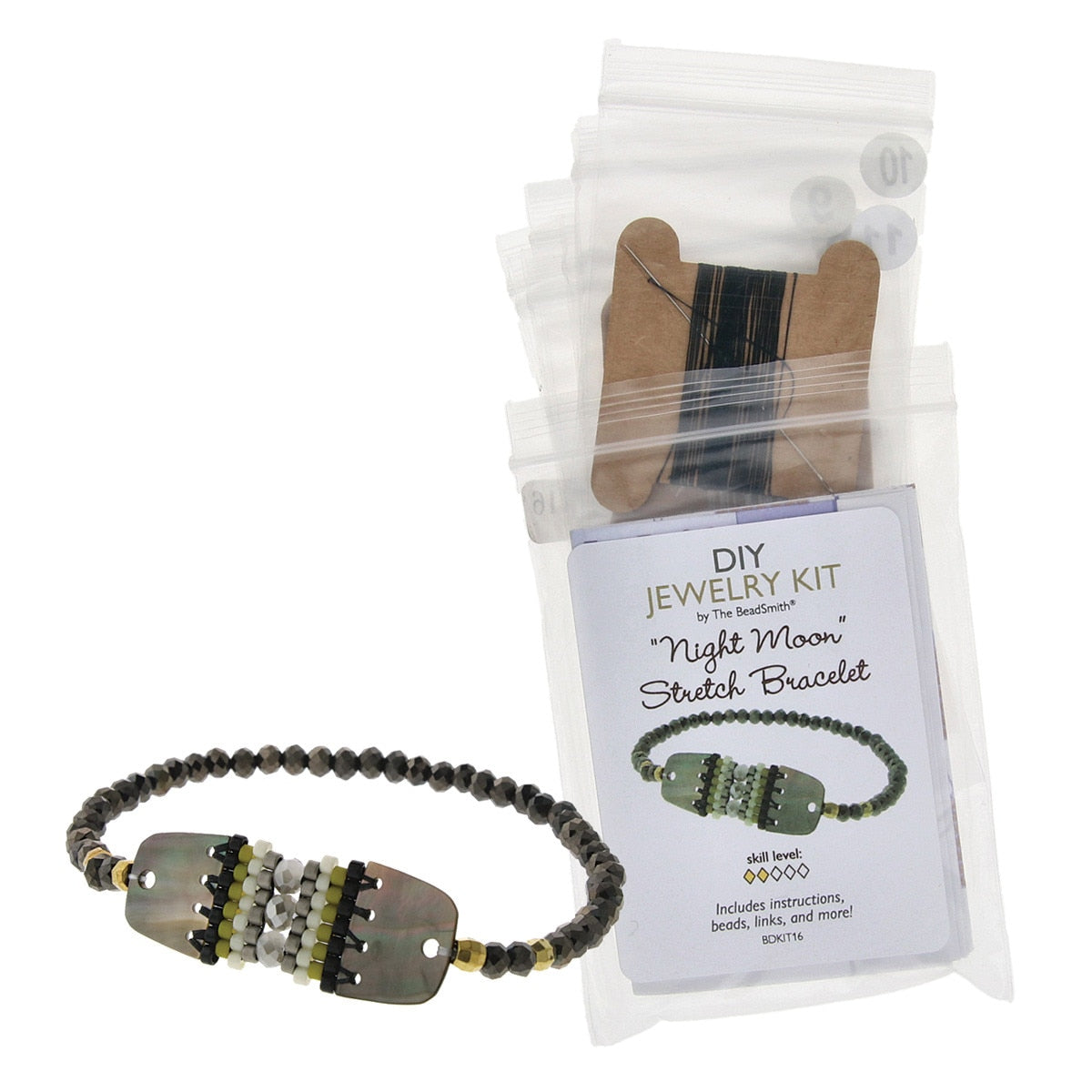 Night Moon Stretch Bracelet Kit