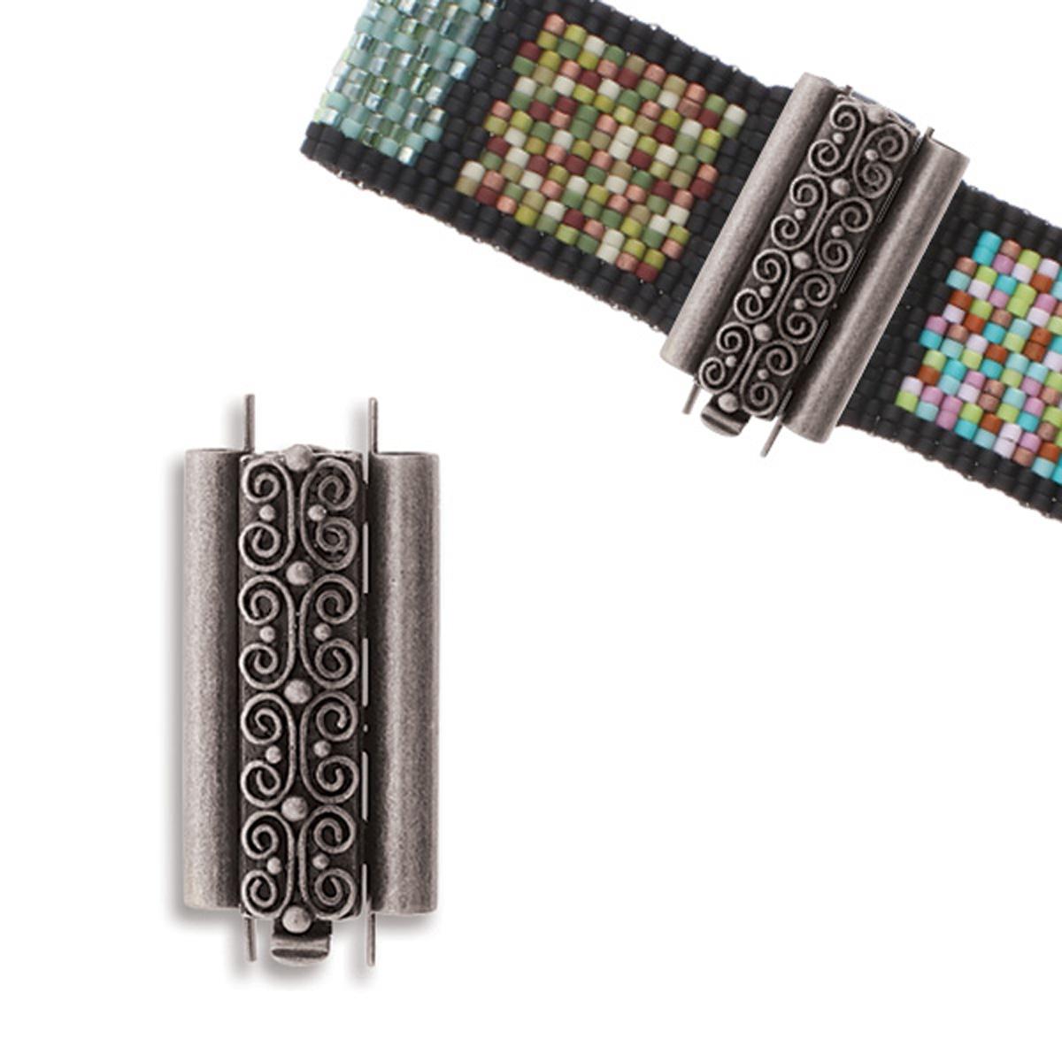 CLSP219 Elegant Elements Beadslide Clasp - Squiggle Design
