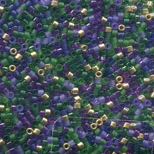 Photo of Mix Mardi Gras Miyuki Delica Beads 11/0