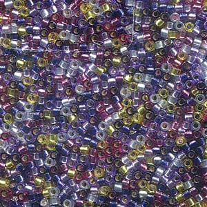 Photo of Mix Sparkling Violets Miyuki Delica Beads 11/0