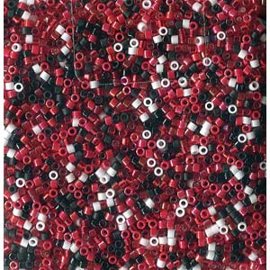 Photo of Mix Ladybug Miyuki Delica Beads 11/0