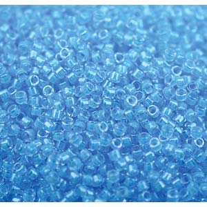 Photo of Luminous Ocean Blue Miyuki Delica Beads 10/0