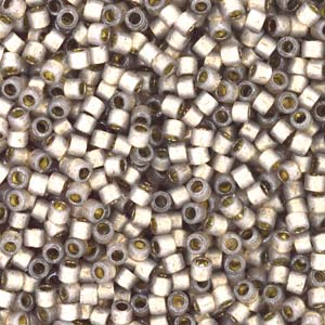Photo of Silver-Lined Duracoat Semi-Frosted Bramble Miyuki Delica Beads 11/0