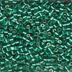 Photo of Duracoat Galvanized Dark Mint Green Miyuki Delica Beads 10/0