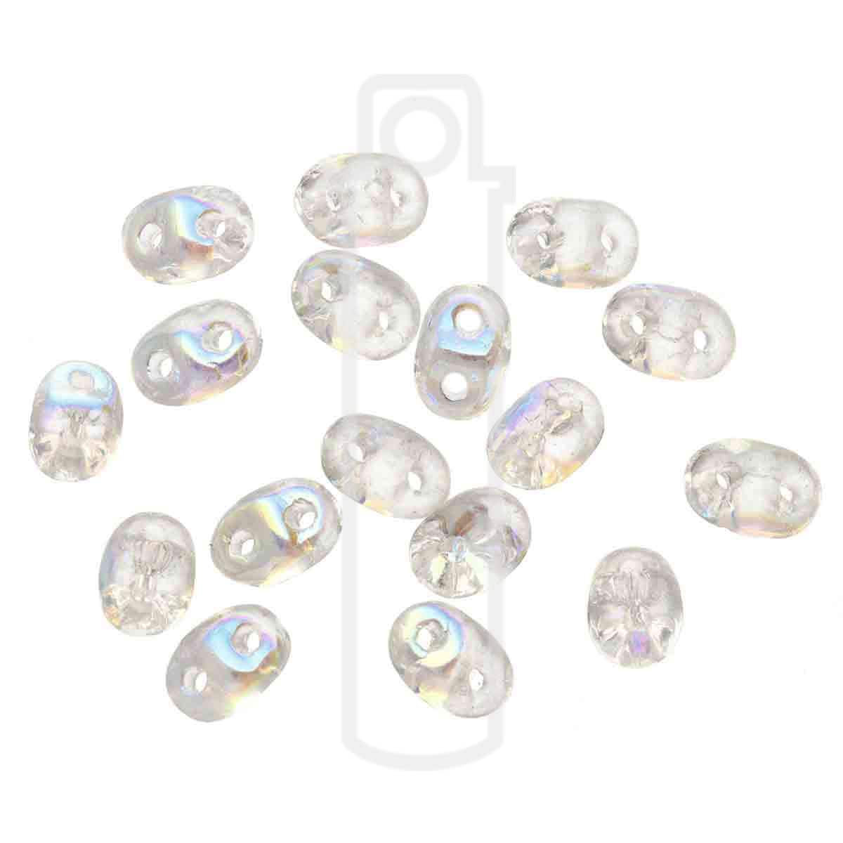 MINIDUO 2X4MM CRYSTAL AB