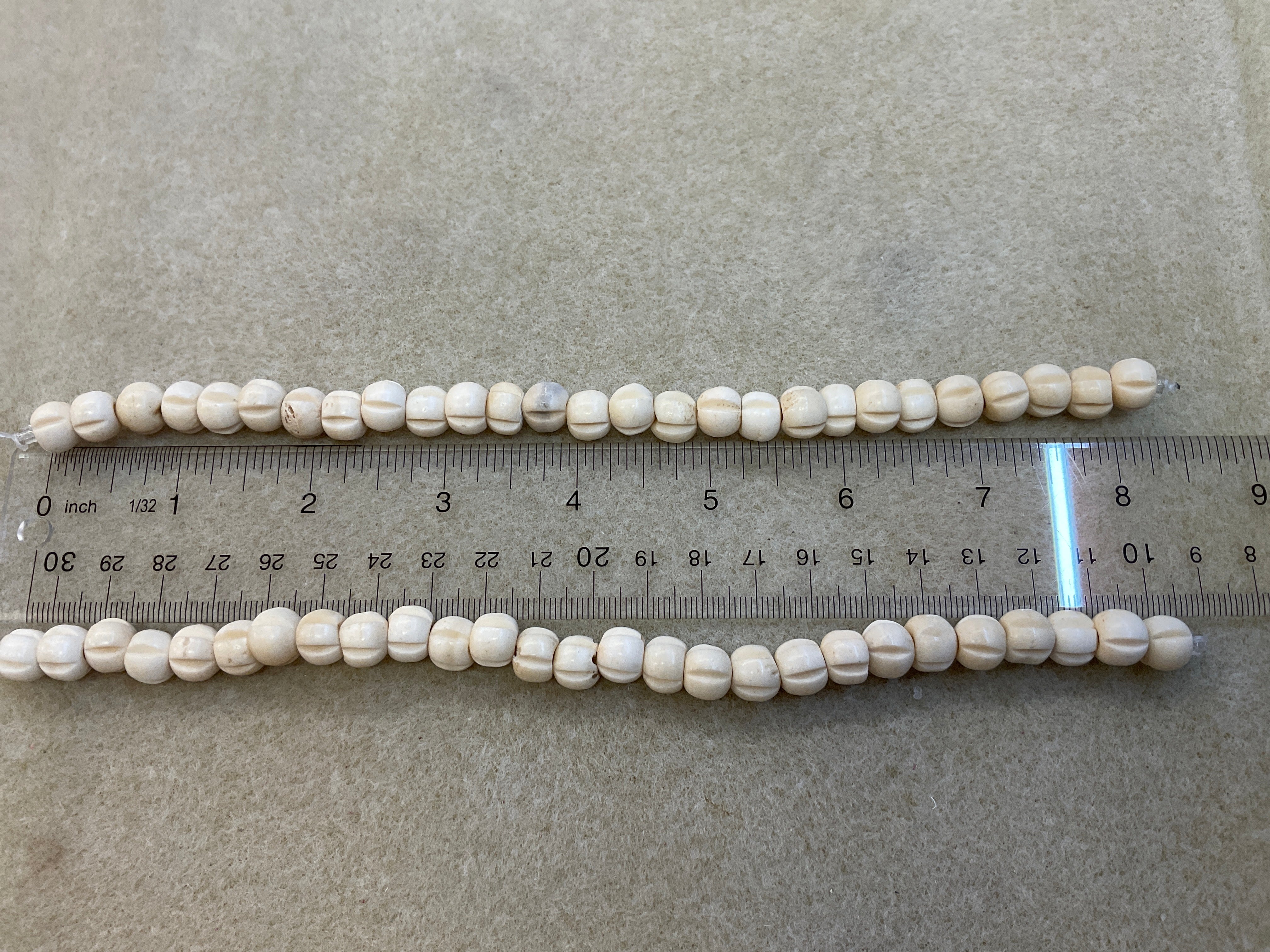 Bone Beads Round