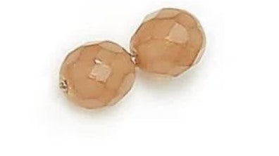 3MM Milky Smoky Topaz Fire Polished Beads