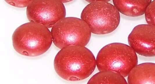 8mm Lava Red Candy Beads
