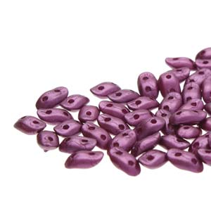 Pastel Bordeaux Wave Beads