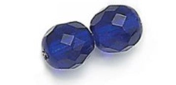 3MM Cobalt Czech Glass Fire Polished