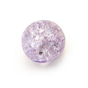 8MM Druk Light Amethyst Crackled