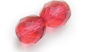 3MM Cranberry Fire Polished Beads