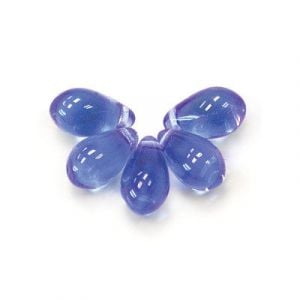 5x12mm Sapphire Side Drill Glass Tear Drops