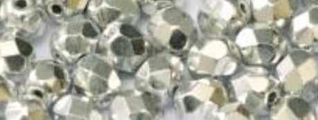 3MM Crystal Labrador Full Czech Glass Fire Polished Beads