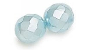 3MM Lt Sapphire Pearl Fire Polished