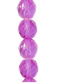 3MM Orchid Fire Polished Beads
