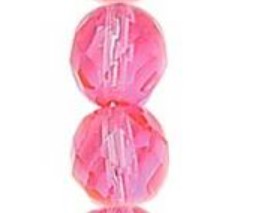 3MM Rose Czech Glass Fire Polished