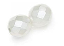 3MM White Pearl Czech Glass Fire Polished