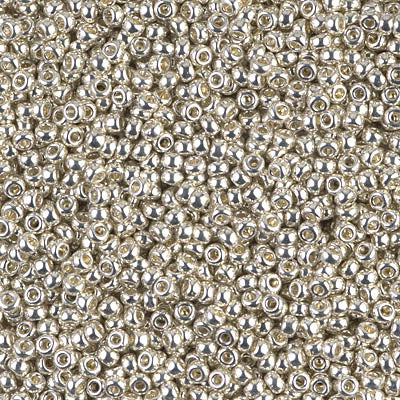 Galvanized Silver Miyuki Seed Beads 11/0