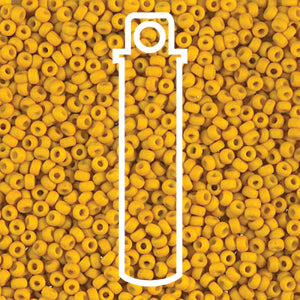 Matte Opaque Mustard Miyuki Seed Beads 11/0