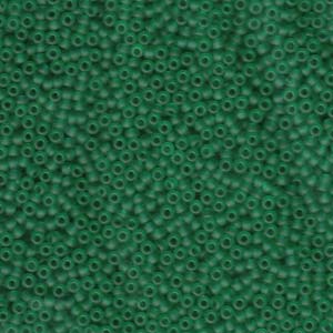 Matte Transparent Dark Green Miyuki Seed Beads 11/0