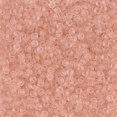 Matte Transparent Pale Pink Miyuki Seed Beads 11/0
