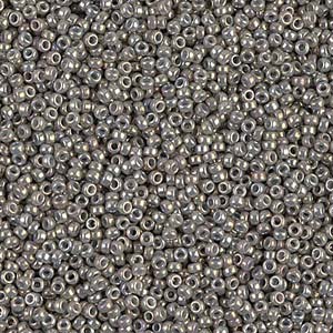 Galvanized Gray Luster Miyuki Seed Beads 11/0