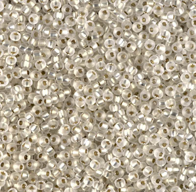 Semi Matte Silver-Lined Crystal Miyuki Seed Beads 11/0