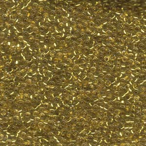 24Kt Gold Lined Crystal Miyuki Seed Beads 11/0