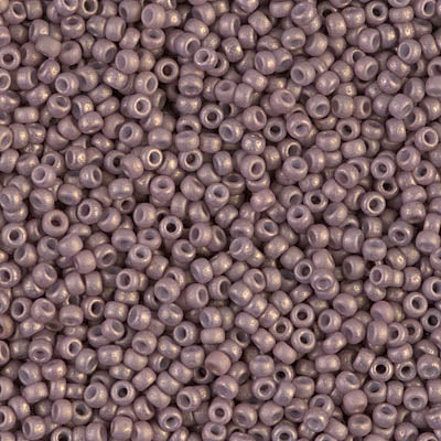 Fancy Frosted Palest Cocoa Miyuki Seed Beads 11/0