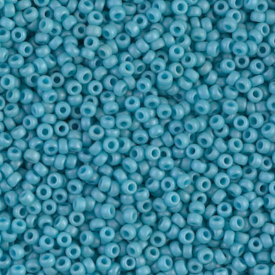Fancy Frosted Pale Sea Bl Miyuki Seed Beads 11/0