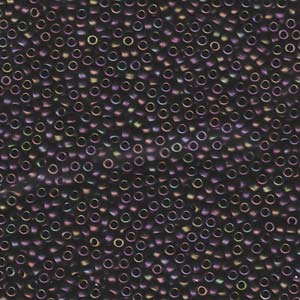 Matte Olive/Purple Iris Miyuki Seed Beads 11/0