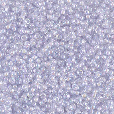 Lined Lavender AB Miyuki Seed Beads 11/0