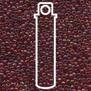 Lined Cranberry AB Miyuki Seed Beads 11/0