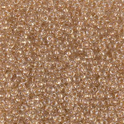 Sparkling Metallic Gold Lined Crystal Miyuki Seed Beads 11/0