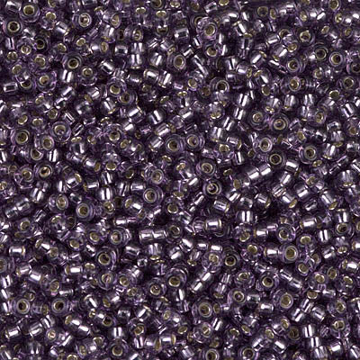 Silver Lined Lavender Miyuki Seed Beads 11/0