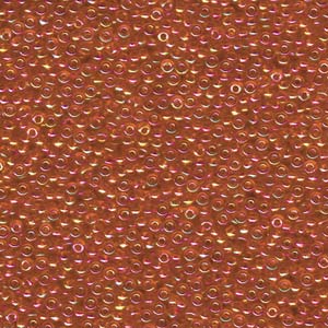 Transparent Light Red AB Miyuki Seed Beads 11/0