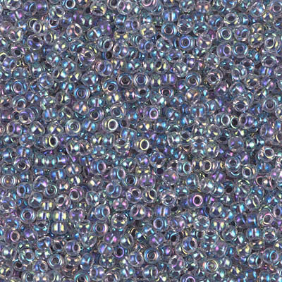 Crystal Lined Light Purple AB Miyuki Seed Beads 11/0