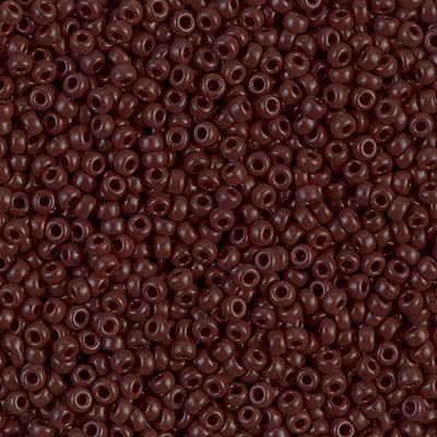 Opaque Brown Miyuki Seed Beads 11/0