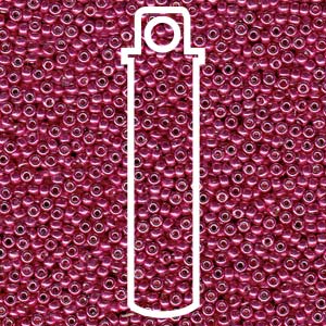 Duracoat Galvanized Light Cranberry Miyuki Seed Beads 15/0