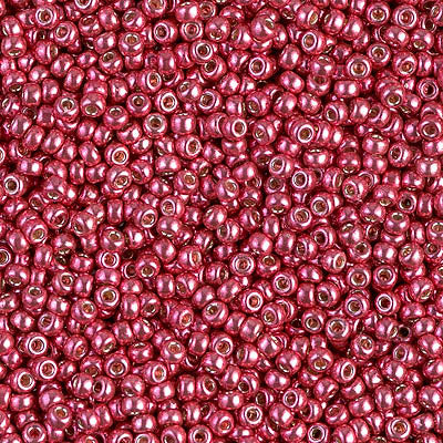 Duracoat Galvanized Light Cranberry Miyuki Seed Beads 11/0