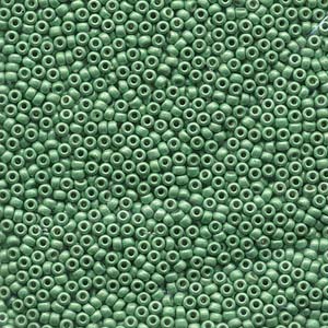 Duracoat Galvanized Matte Dark Mint Green Miyuki Seed Beads 11/0