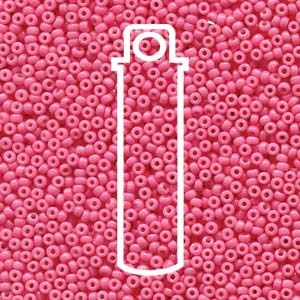 Duracoat Opaque Dyed Party Pink Miyuki Seed Beads 15/0