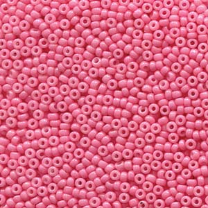 Duracoat Opaque Dyed Party Pink Miyuki Seed Beads 11/0