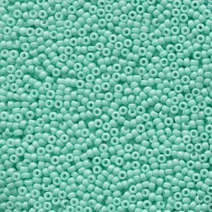 Duracoat Opaque Dyed Seafoam Miyuki Seed Beads 11/0