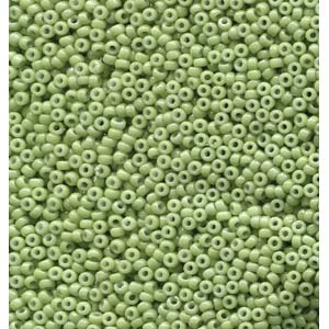 Duracoat Opaque Dyed Spring Green Miyuki Seed Beads 11/0