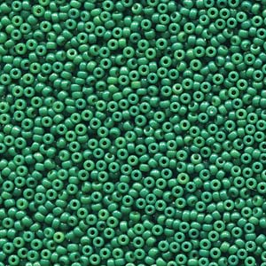 Duracoat Opaque Dyed Deep Green Miyuki Seed Beads 11/0